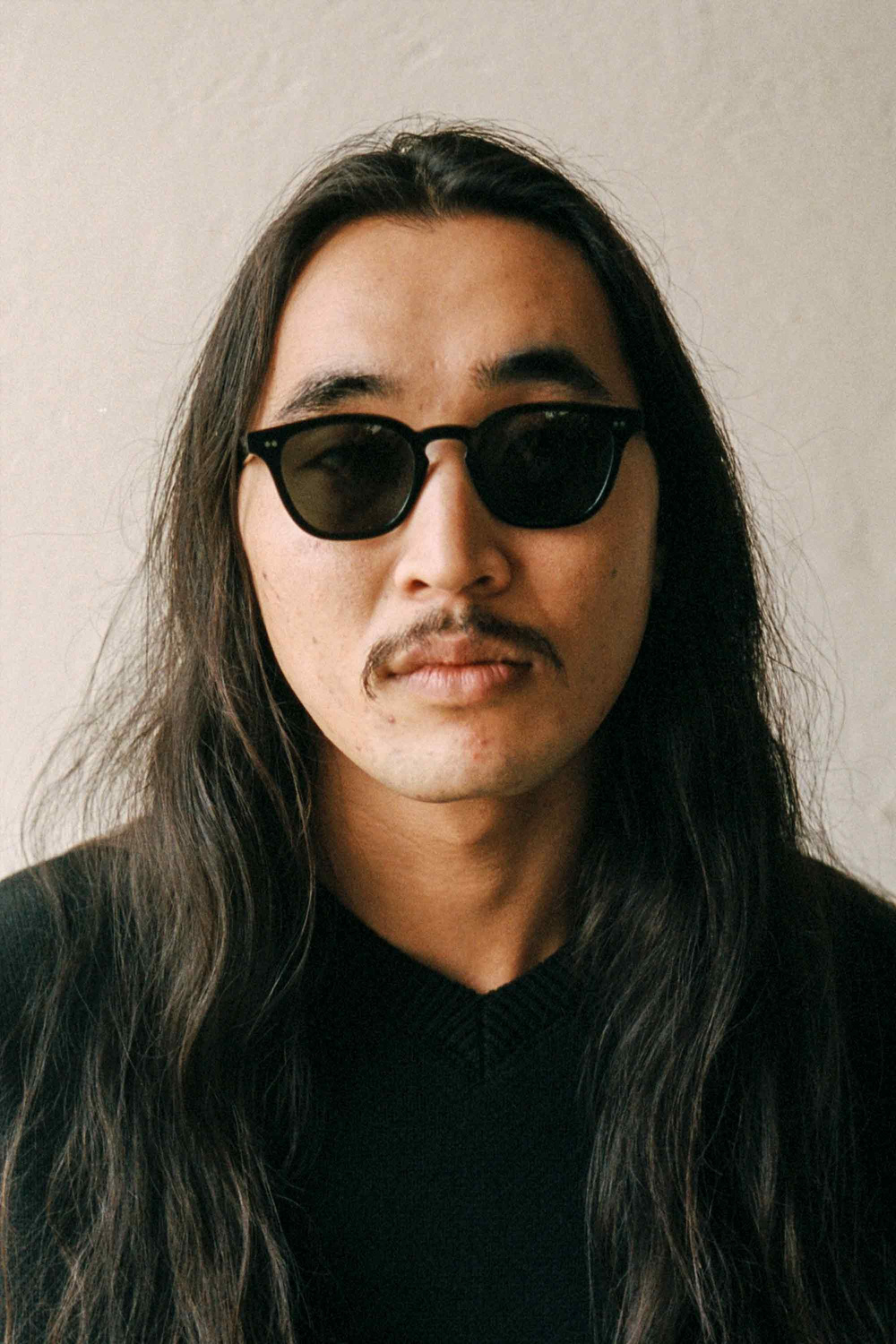 Monokel Eyewear River Black - green solid lens