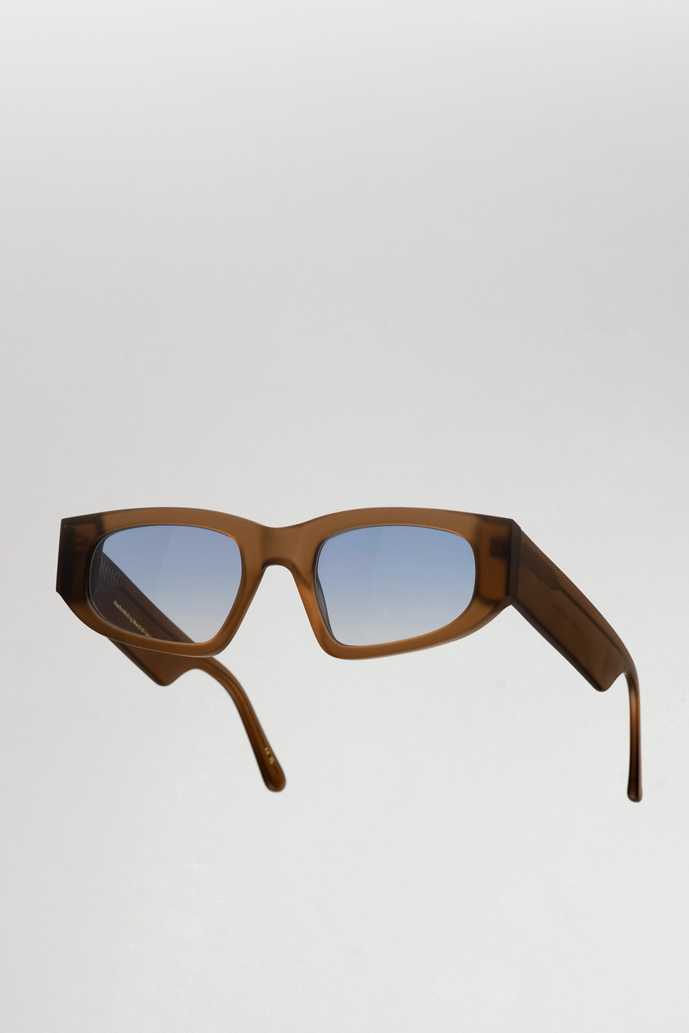 Monokel Eyewear Eclipse matt Cola - blue gradient lens