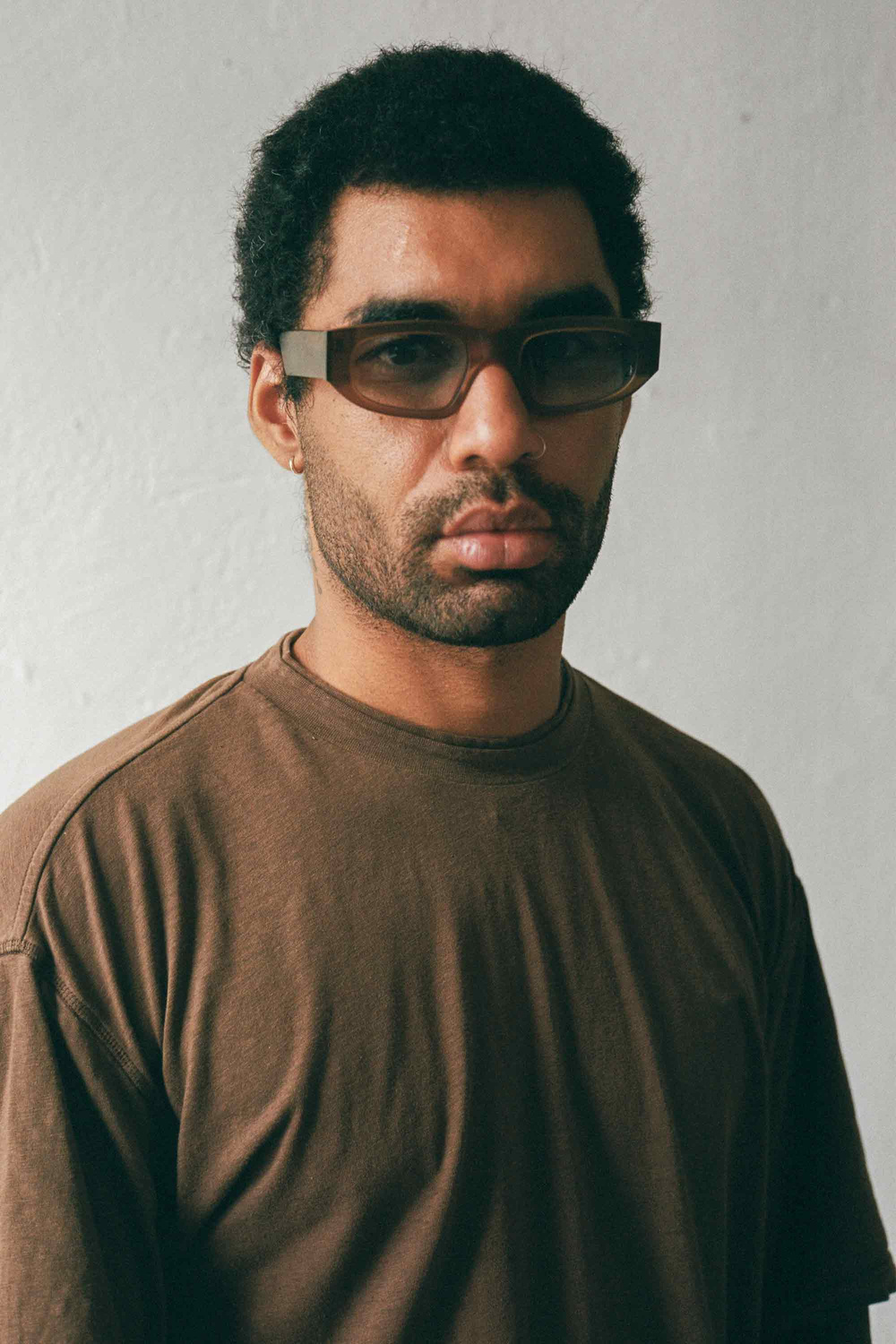 Monokel Eyewear Eclipse matt Cola - blue gradient lens