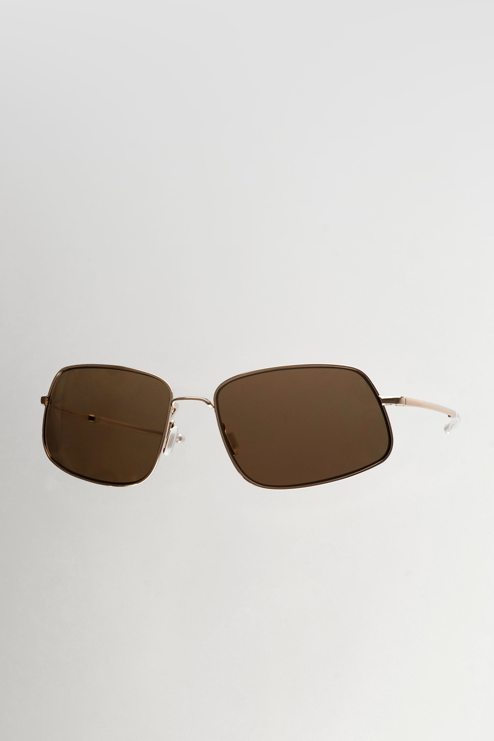 Monokel Eyewear Wave Gold - brown solid polarized lens
