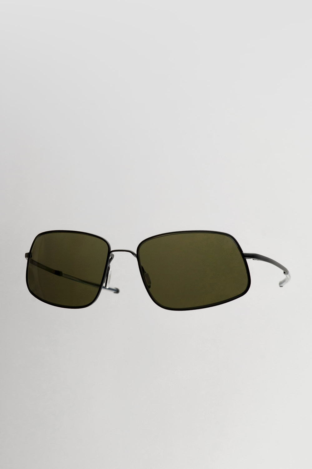 Monokel Eyewear Wave matt Black - green solid polarized lens