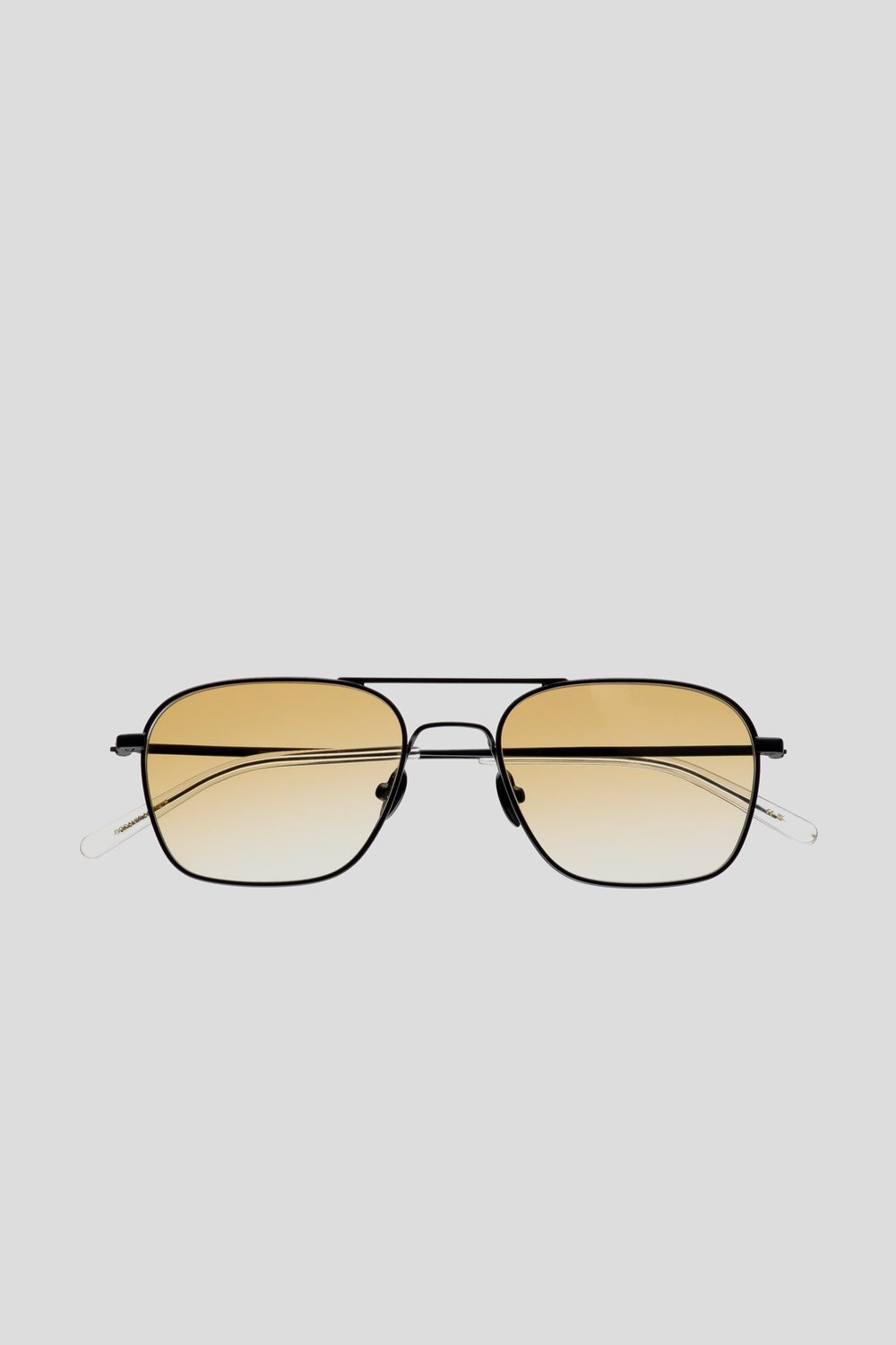 Monokel Eyewear Dion matt Black - yellow gradient lens