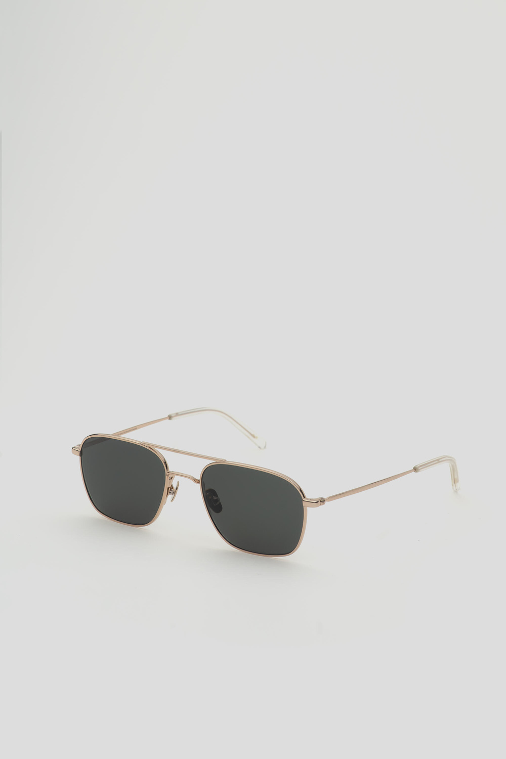 Monokel Eyewear Dion Gold - green solid lens